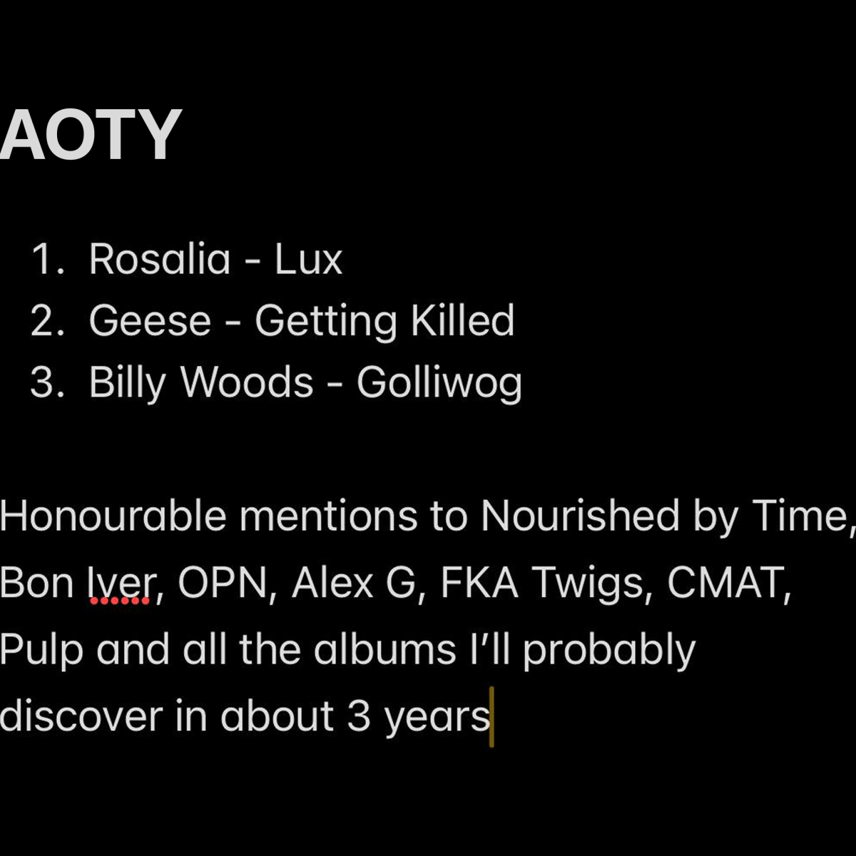 2025 Recap No. 2: Tom&nbsp;Burrows